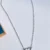 aesthetic love heart pendant chain