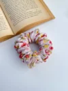 White Floral Red Aesthetic XL/ Medium Scrunchies