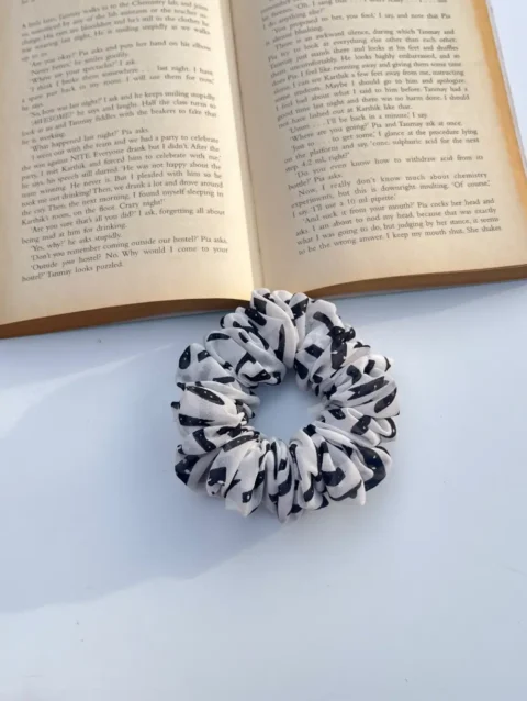 Black and White XL Scrunchies