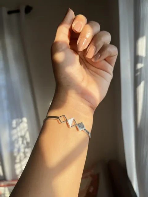 silver bracelet