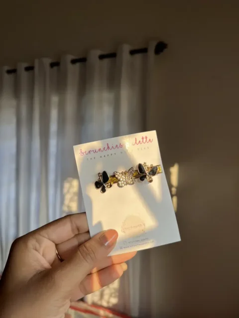 "Adorable & stylish! Perfect Korean hair clips to make your little star shine ✨🌟" "Shop now and add a touch of Korea to your kid’s look! 🛍️