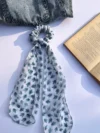 Blue scarf scrunchies | Trendy scarf