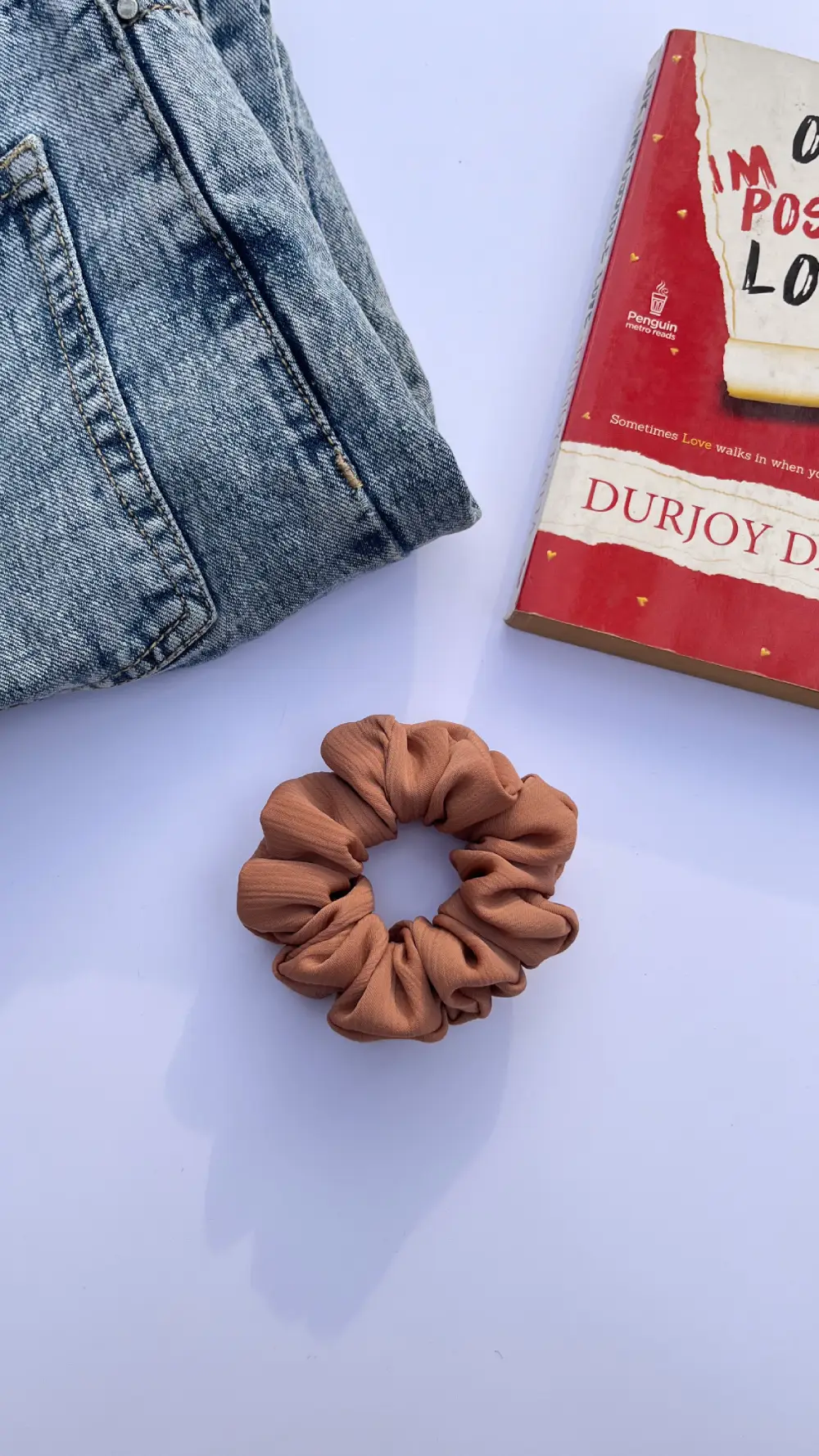 Coffee Beige brown XL scrunchies | Limited edition