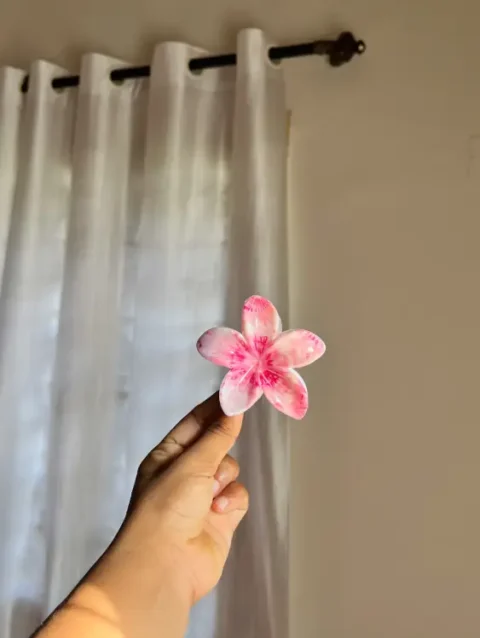 Floral Unique Korean hair clutch clip