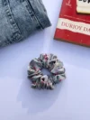 Blue grey satin XL scrunchies | bestseller