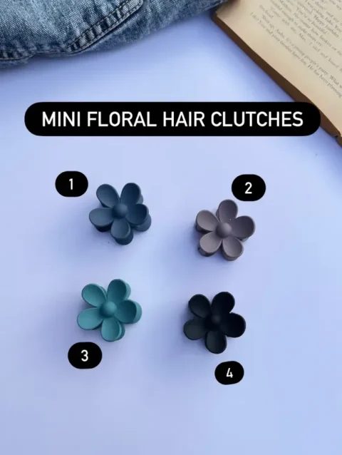 Pinterest mini floral clutches clips