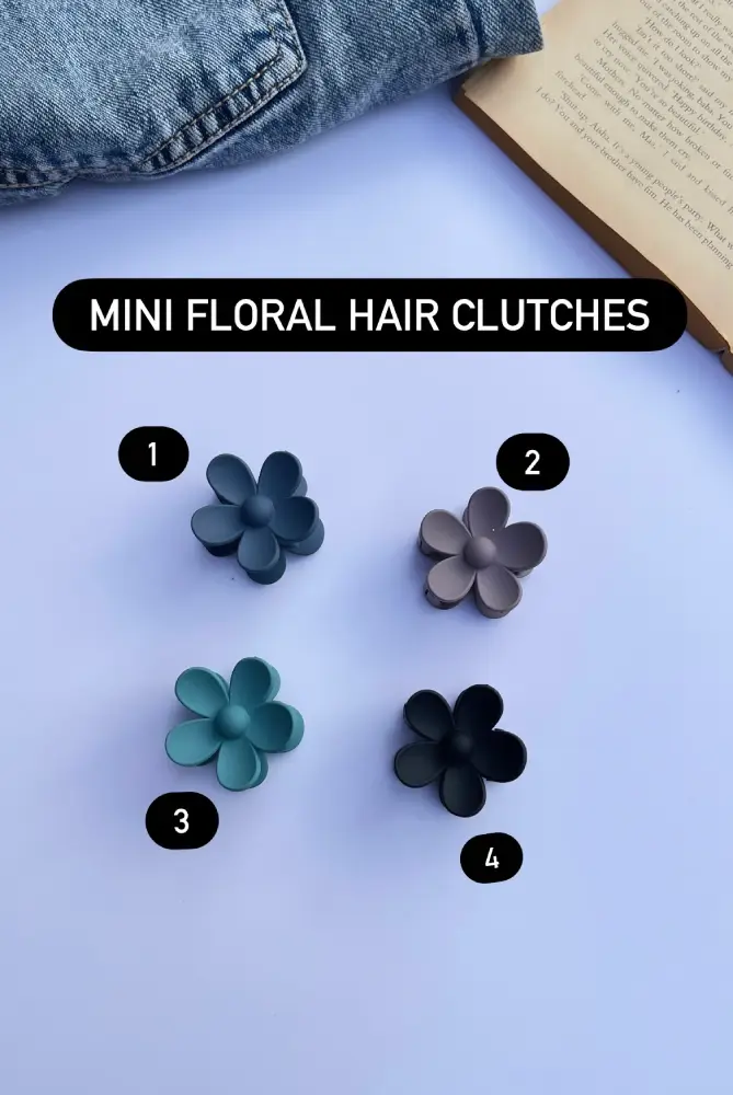 Pinterest mini floral clutches clips