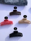 Matt finish hair clutches clips