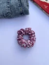 Powder Pink Floral XL scrunchies