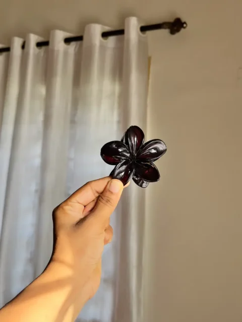 Wine floral Unique Hair clutches clips