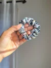 Black Floral XS Scrunchies