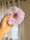 Soft Purple Net Semi XXL scrunchies