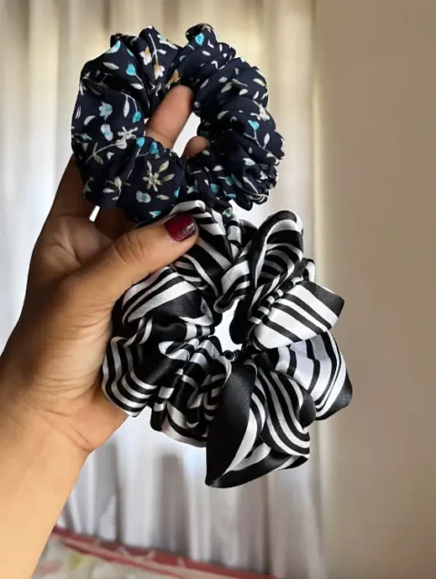 Semi- XXL XL Dark color Scrunchies combo